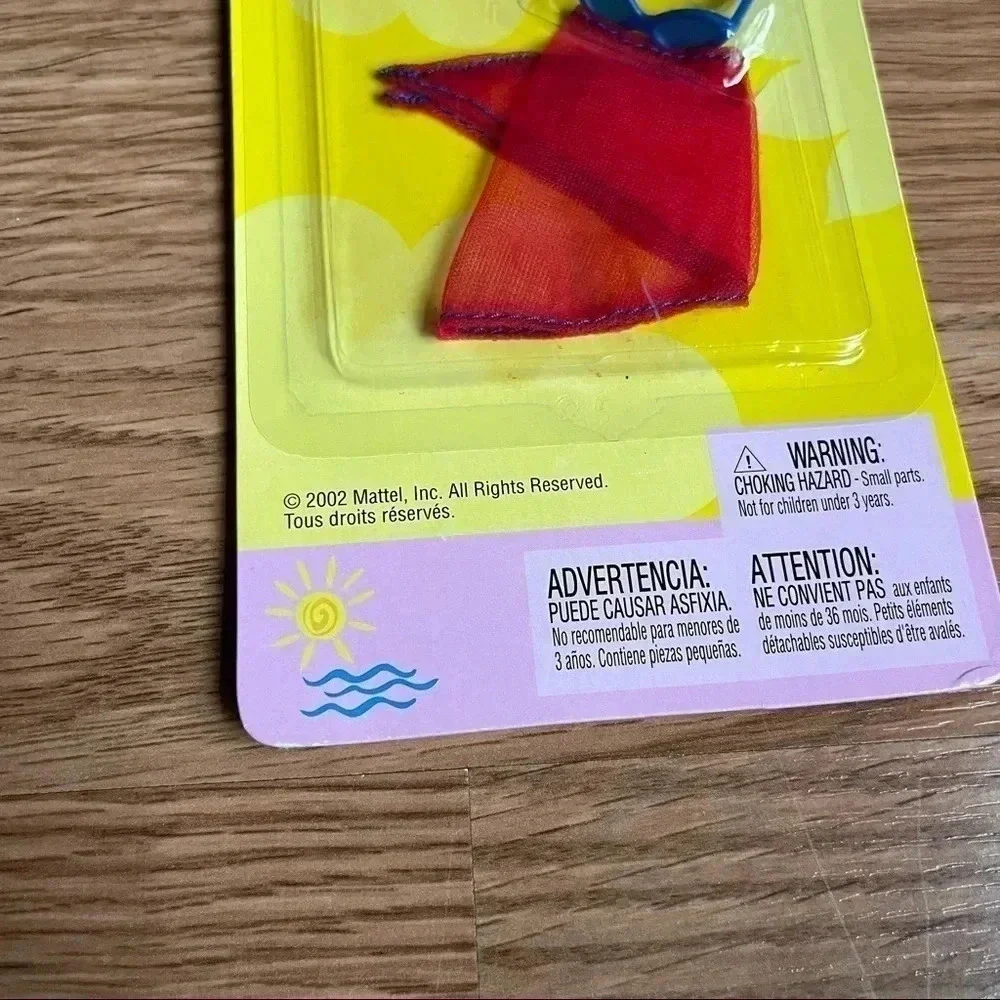Mattel Sun & Sea Fashions Barbie Doll Bikini Sunglasses Scarf 68085 NEW